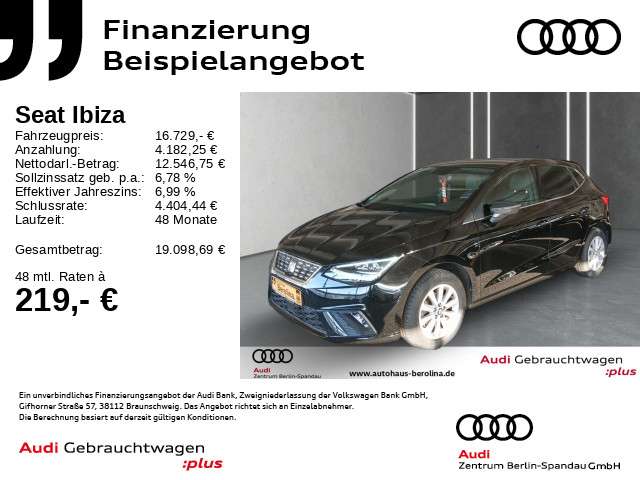 Seat Ibiza 35.169 km 16.729 &euro; Berlin 13581