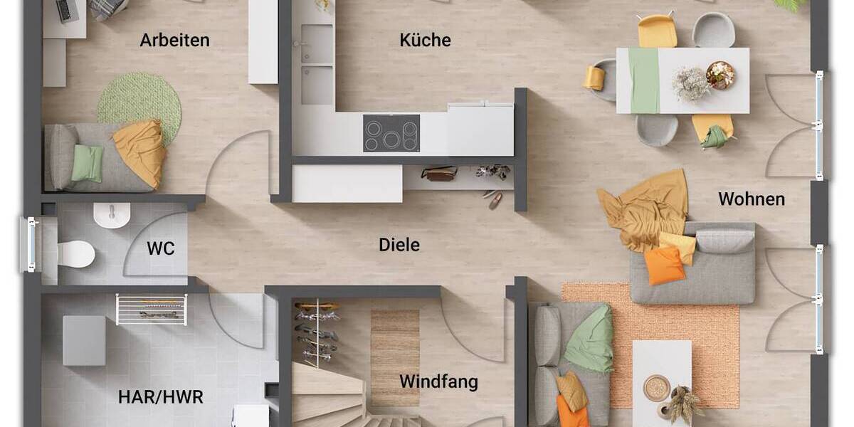Einfamilienhaus Hameln Haverbeck - 5 Zimmer, 142 m&sup2;, 345.590&euro; | Angebot:26867169