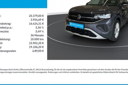 VW T-Cross 23.494 km 20.379 &euro; Leinefelde-Worbis/DE 37327