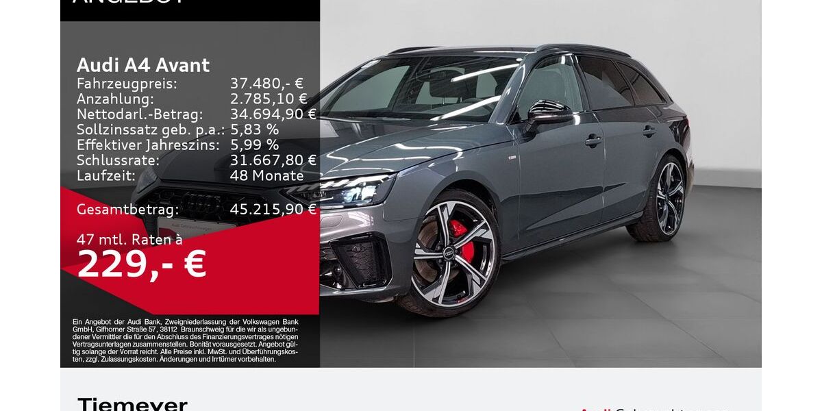 Audi A4 19.503 km 36.980 &euro; Gelsenkirchen 45894