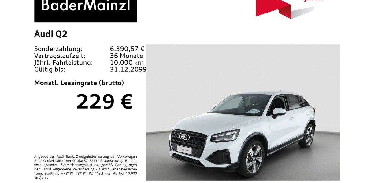Audi Q2 6.600 km 31.830 &euro; Feldkirchen/Westerham 83620