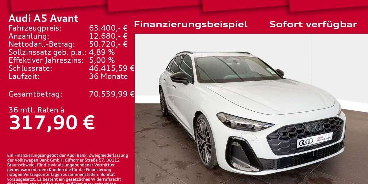 Audi A5 6.001 km 63.400 &euro; Berlin 10587