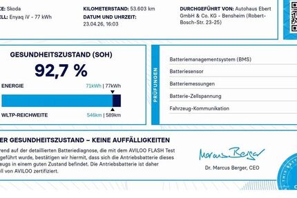 Skoda Enyaq 53.600 km 32.690 &euro; Heidelberg 69123