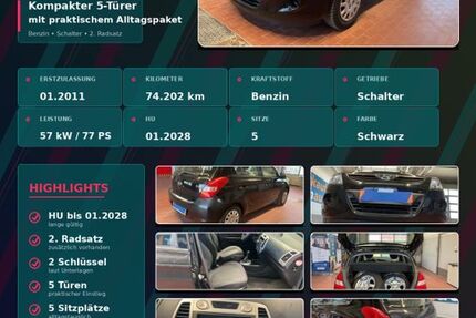Hyundai i20 74.202 km 3.390 &euro; Kassel 34123