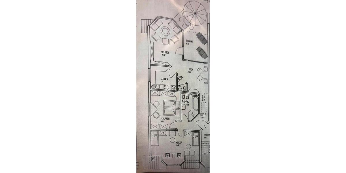 Dachgeschoßwohnung Netphen - 1 Zimmer, 94 m&sup2;, 1.134&euro; | Angebot:25656488