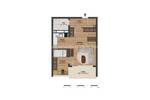 Etagenwohnung Saarbrücken / Eschberg Eschberg - 2 Zimmer, 42 m&sup2;, 580&euro; | Angebot:26882064