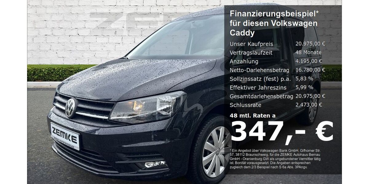 VW Caddy 43.430 km 19.975 &euro; Oranienburg 16515