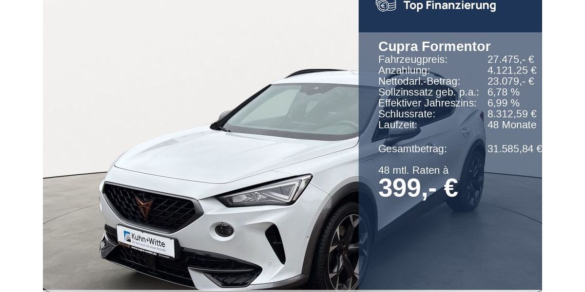 Cupra Formentor 29.250 km 25.520 &euro; Wedel 22880
