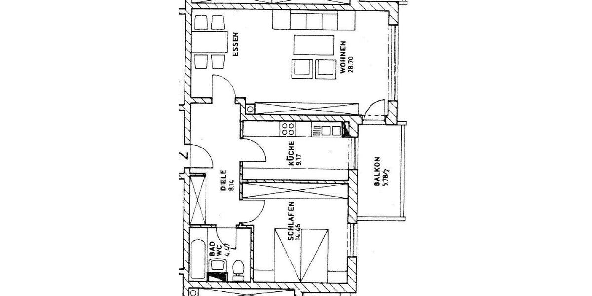 Etagenwohnung Coburg - 2 Zimmer, 66 m&sup2;, 159.000&euro; | Angebot:27024153