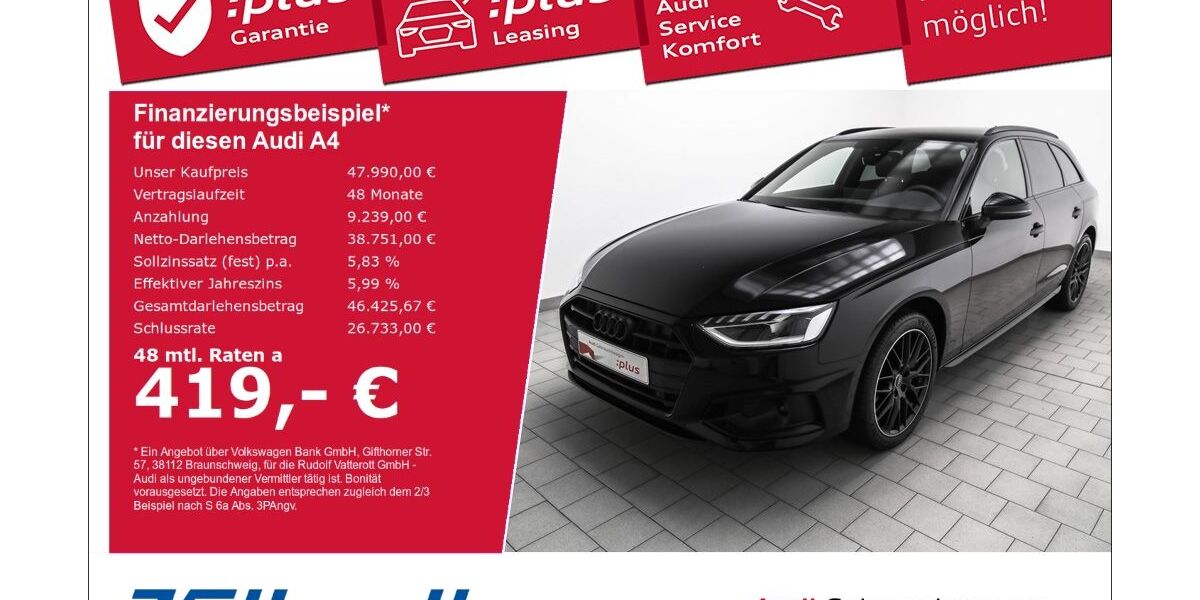 Audi A4 14.950 km 47.990 &euro; Holzminden 37603