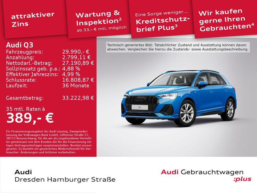 Audi Q3 107.164 km 29.990 € Dresden 01067