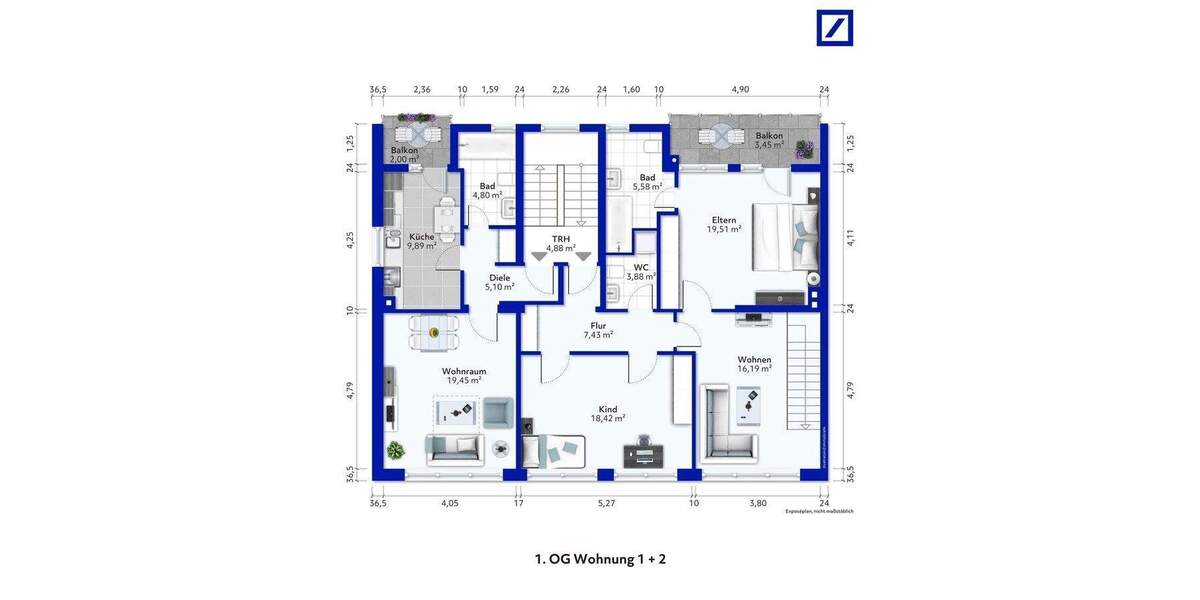Mehrfamilienhaus, Wohnhaus Düsseldorf Kaiserswerth - 1 Zimmer, 453 m&sup2;, 2.600.000&euro; | Angebot:25339848