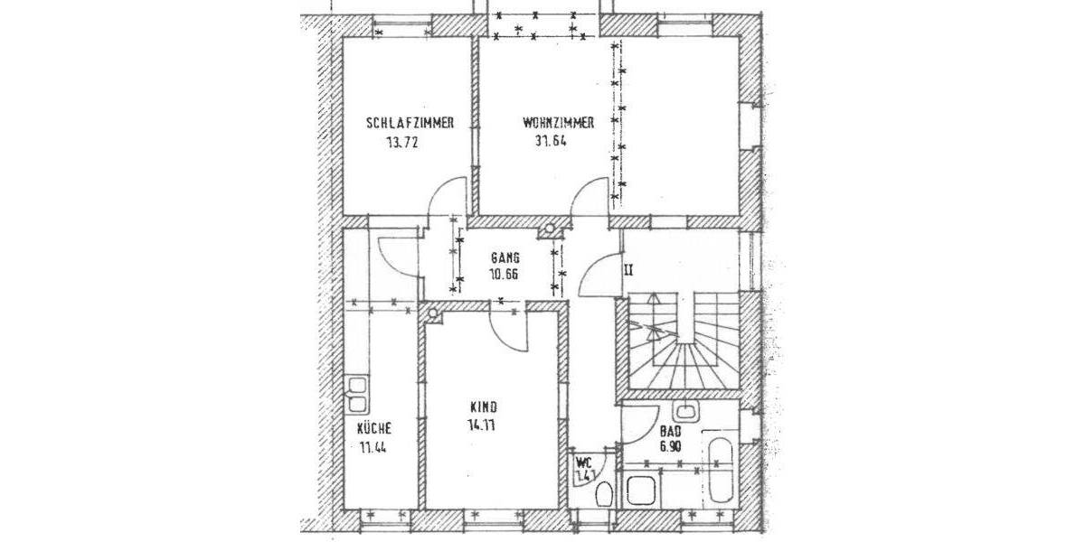 Etagenwohnung Straubing Frauenbrünnl - 3 Zimmer, 90 m&sup2;, 650&euro; | Angebot:26904240