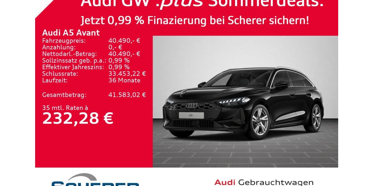 Audi A5 11.265 km 40.490 &euro; Mannheim 68309