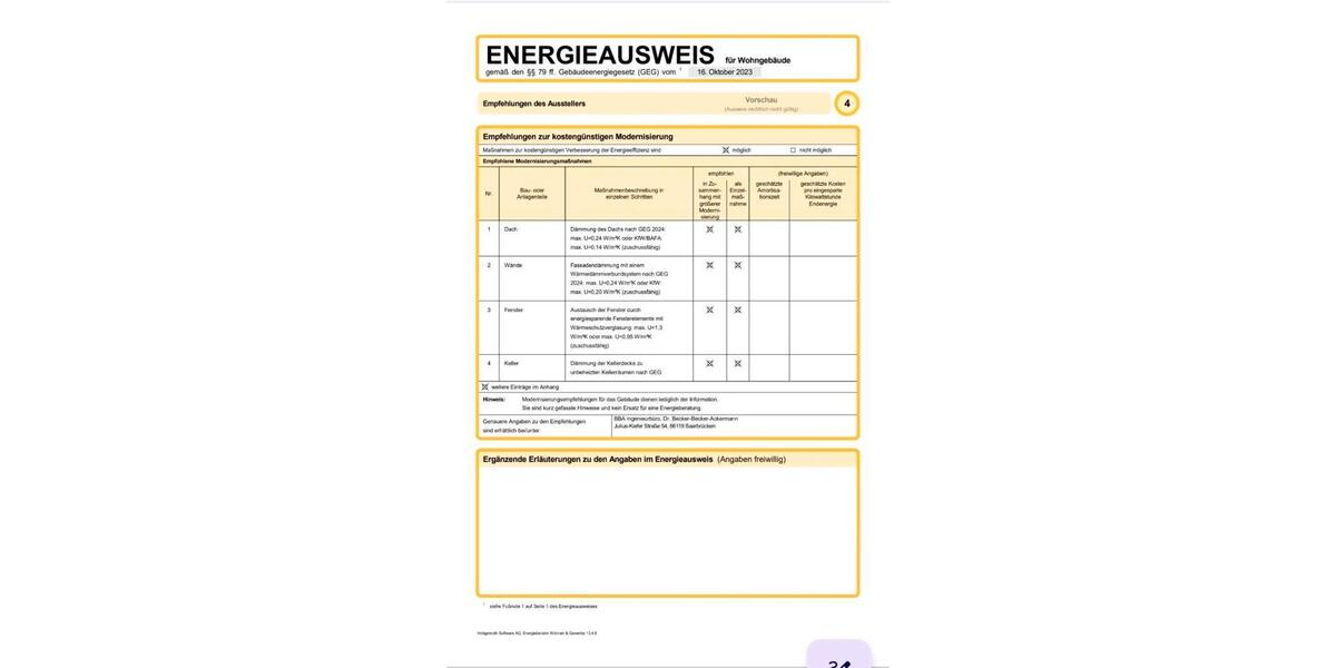 Etagenwohnung Quierschied - 3 Zimmer, 95 m&sup2;, 149.000&euro; | Angebot:27116698