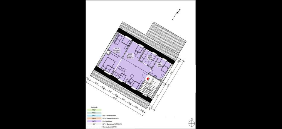 Dachgeschoßwohnung Seligenstadt - 1 Zimmer, 52 m&sup2;, 850&euro; | Angebot:26682815