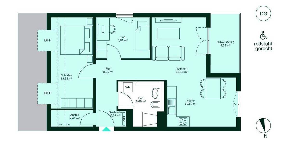 Etagenwohnung Müllrose - 3 Zimmer, 68 m&sup2;, 299.900&euro; | Angebot:25984945