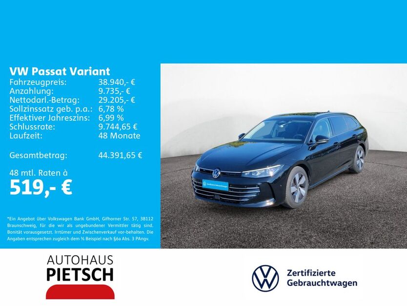 VW Passat Variant 20.791 km 38.940 € Melle 49324