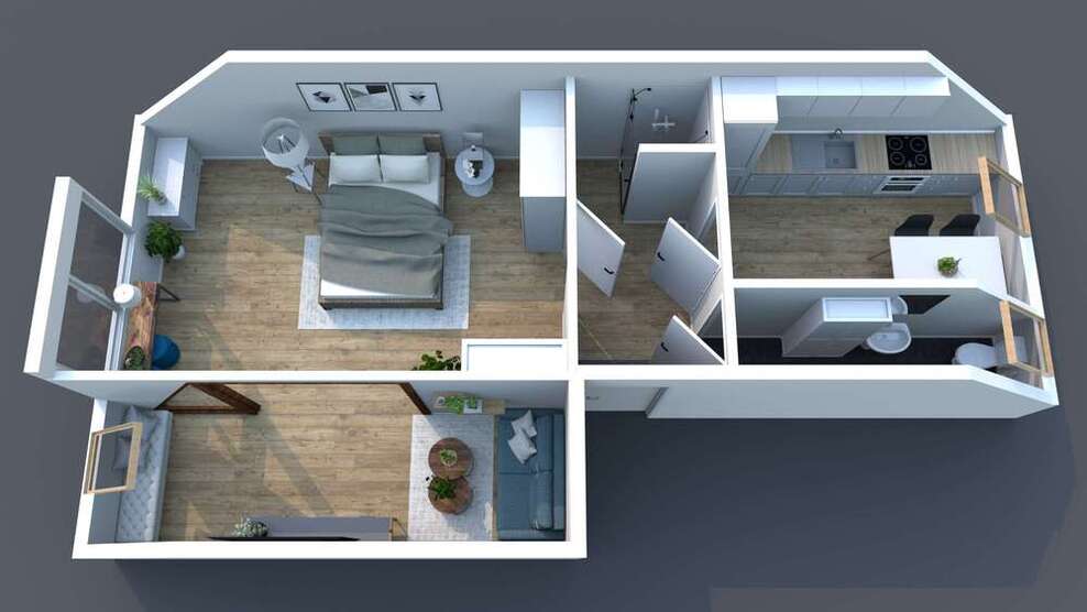 Wohnung zum Mieten in Chemnitz 169 € 60 m²