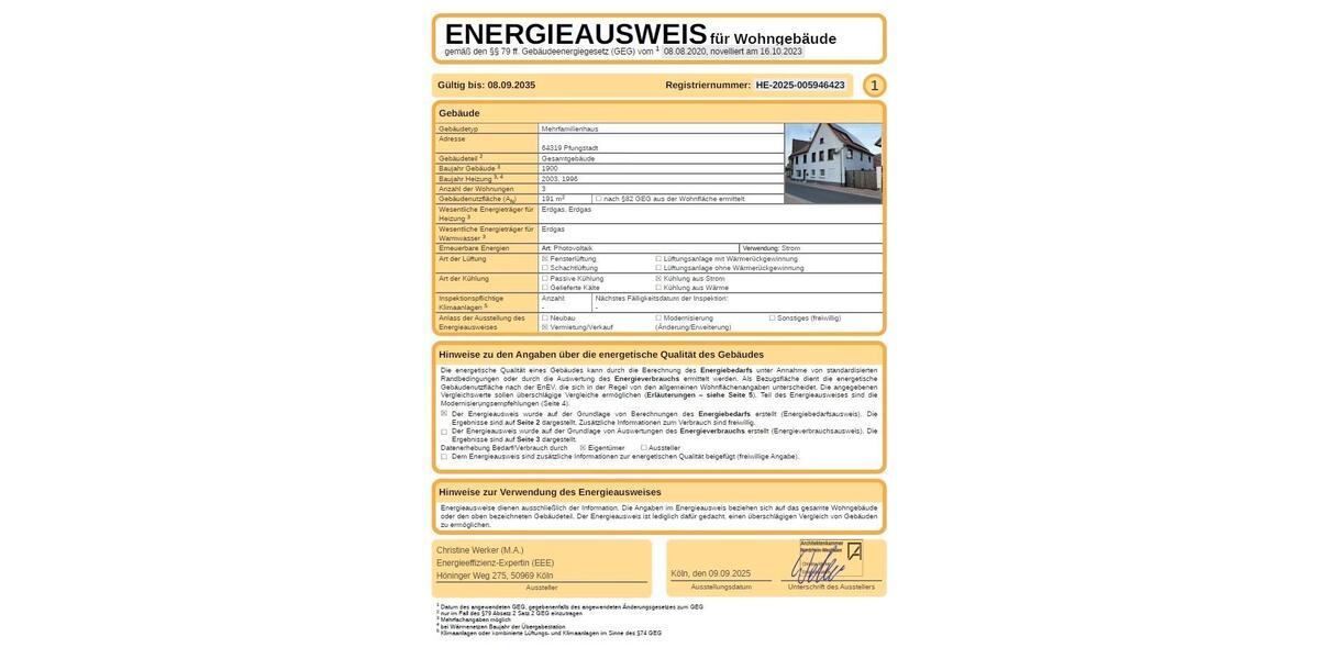 Mehrfamilienhaus, Wohnhaus Pfungstadt - 6 Zimmer, 180 m&sup2;, 420.000&euro; | Angebot:26039505