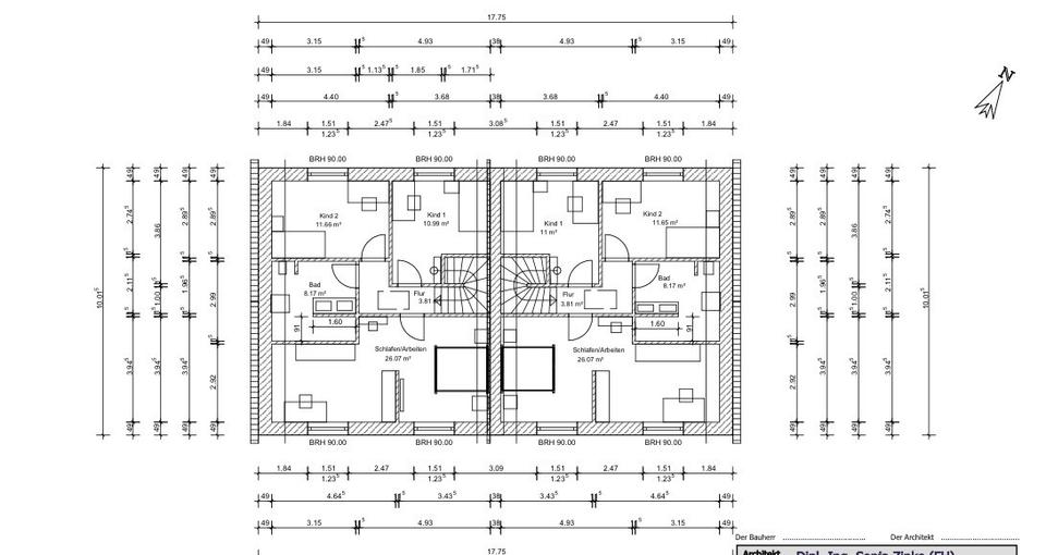 Doppelhaushälfte Diepholz - 5 Zimmer, 130 m&sup2;, 1.480&euro; | Angebot:26004347