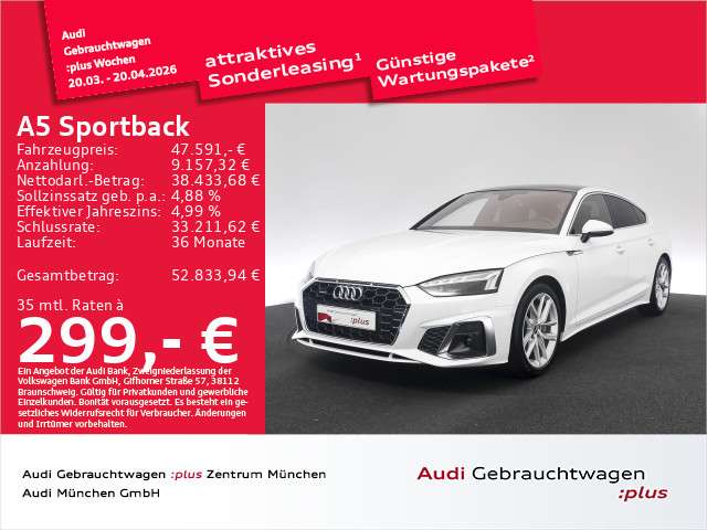 Audi A5 28.985 km 47.591 &euro; Eching 85386