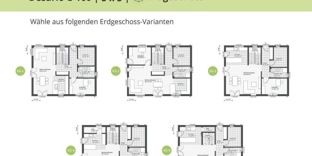 Einfamilienhaus Gelsenkirchen Horst - 5 Zimmer, 158 m&sup2;, 575.400&euro; | Angebot:26331098