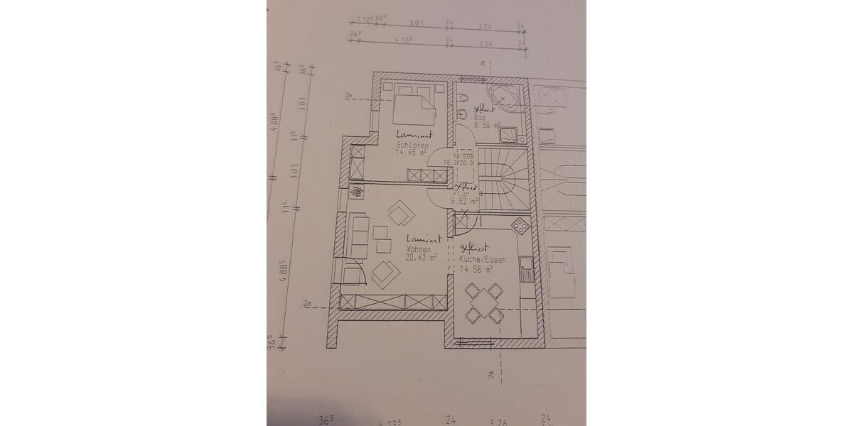 Dachgeschoßwohnung Neustadt an der Waldnaab - 3 Zimmer, 90 m&sup2;, 800&euro; | Angebot:25104520