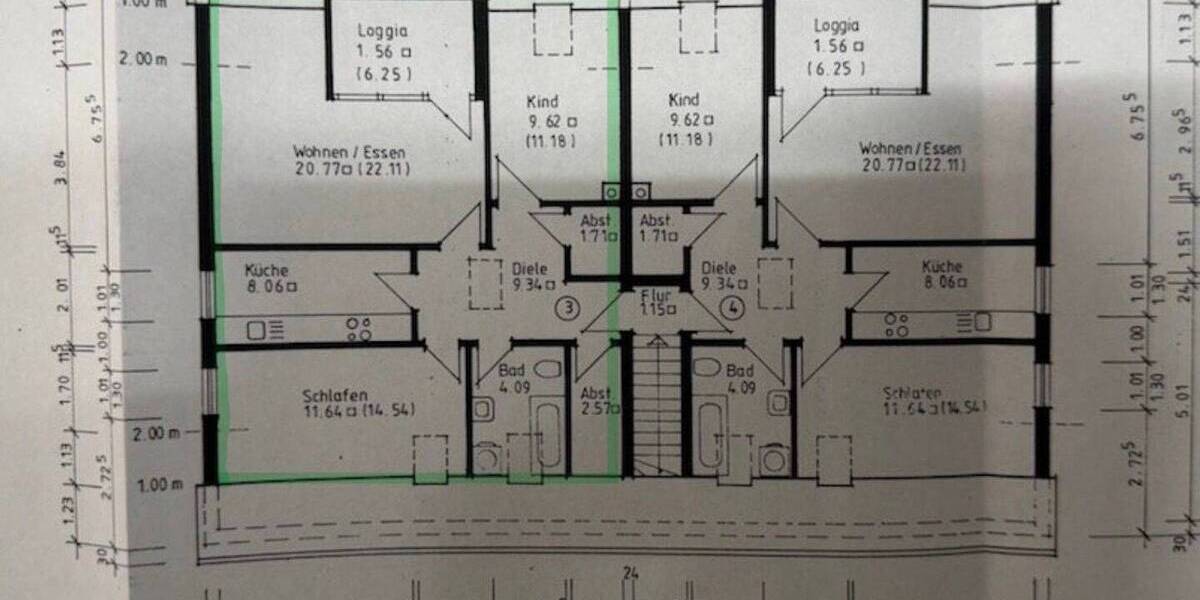 Etagenwohnung Langwedel Etelsen - 3 Zimmer, 179.000&euro; | Angebot:26684213
