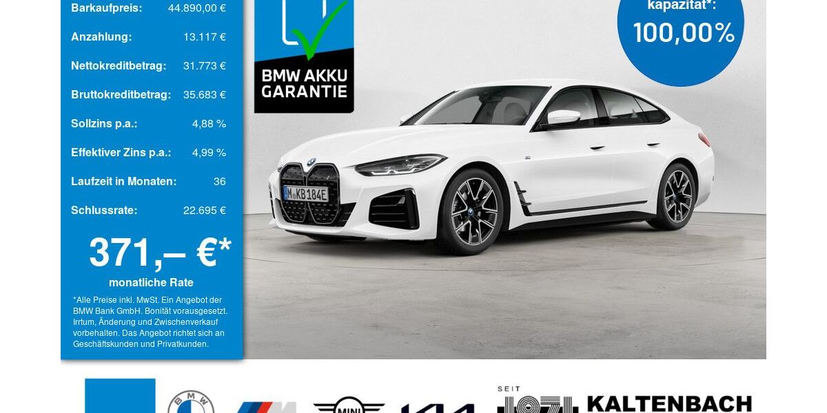 BMW i4 16.764 km 44.890 &euro; Olpe 57462