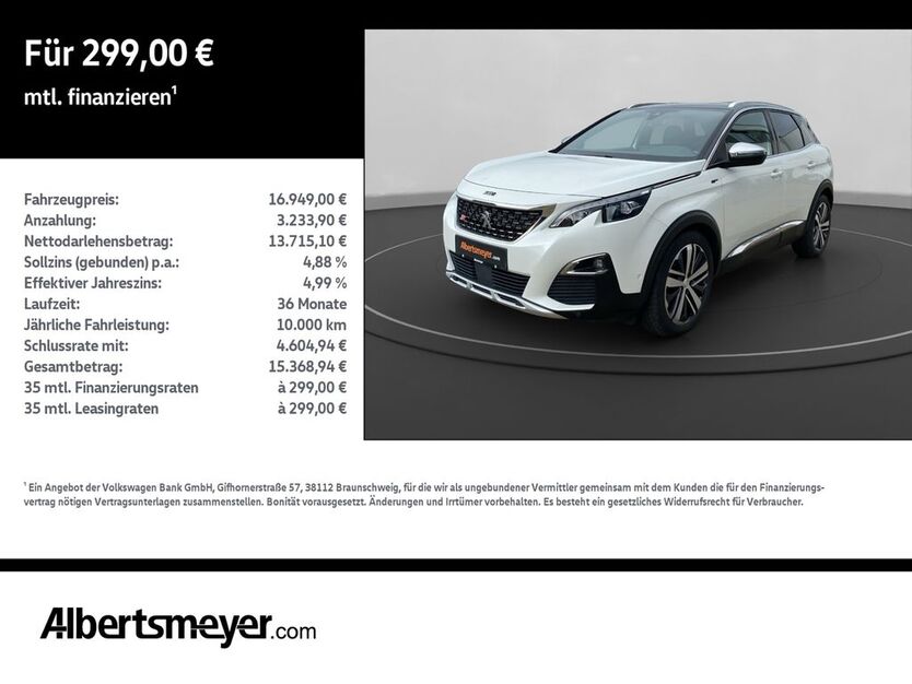 Peugeot 3008 150.354 km 16.949 € Leinefelde-Worbis/DE 37327