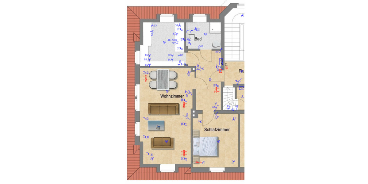 Etagenwohnung Großröhrsdorf - 2 Zimmer, 74 m&sup2;, 815&euro; | Angebot:25293005