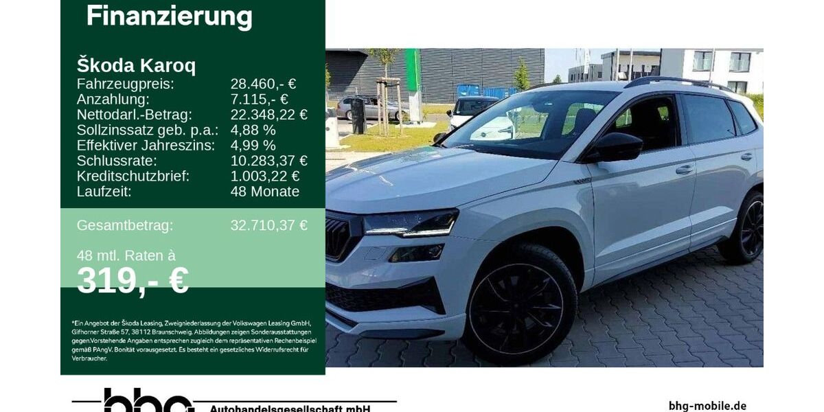 Skoda Karoq 56.101 km 28.460 &euro; Lörrach 79540