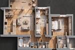 Etagenwohnung Lahr (Schwarzwald) - 3 Zimmer, 95 m&sup2;, 340.000&euro; | Angebot:26864804