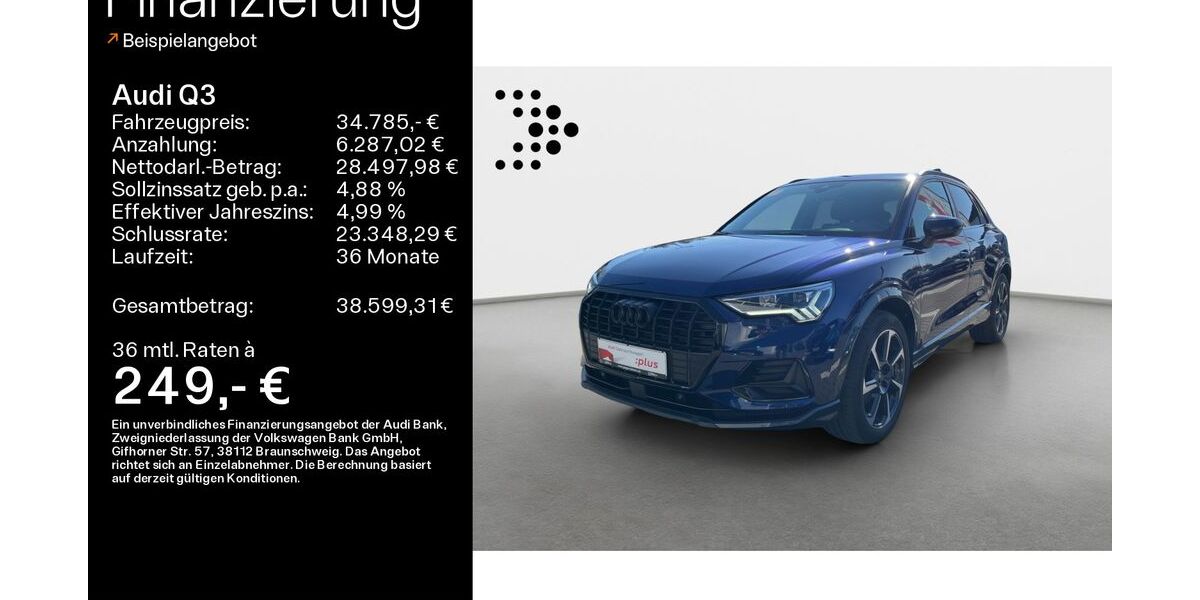 Audi Q3 25.119 km 34.785 &euro; Linsengericht 63589