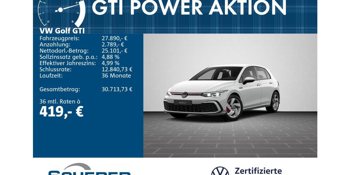 VW Golf 22.501 km 27.890 &euro; Hockenheim 68766