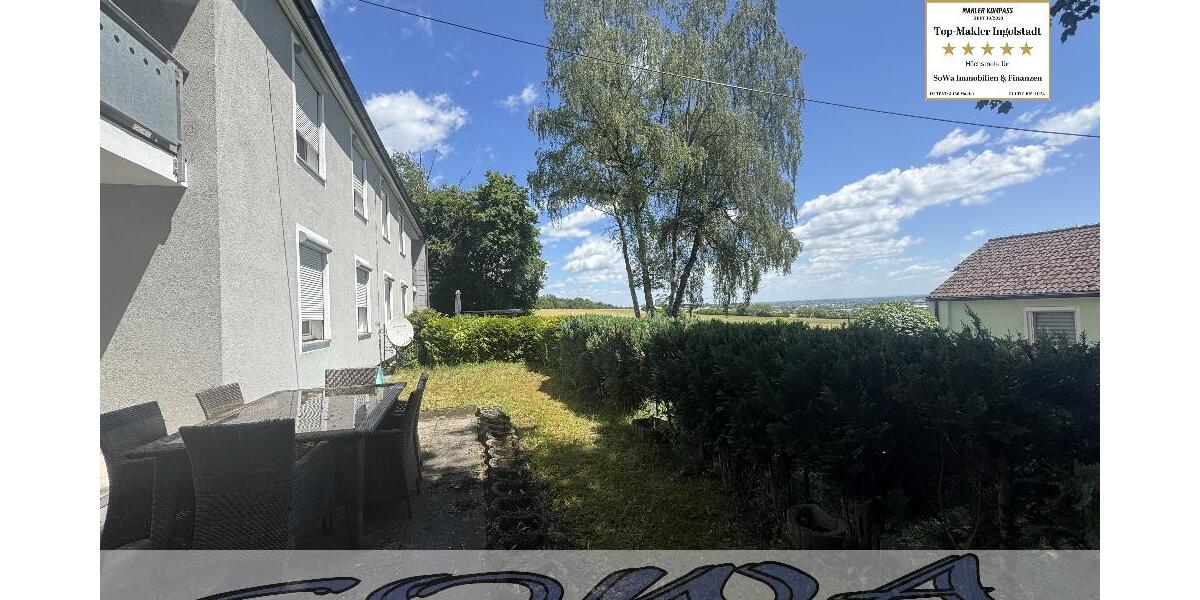 Erdgeschoss - 3 Zimmerwohnung mit Garten - Natur und doch Stadtnahe in Kreut Oberhausen bei Neuburg zu verkaufen - Ein Objekt von Ihrem Immobilienpartner SOWA Immobilien und Finanzen - Erdgeschoßwohnung Oberhausen Kreut | Angebot:26871342