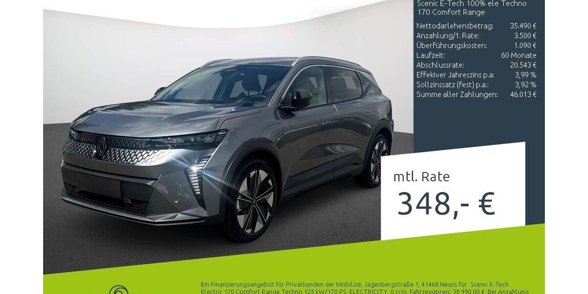 Renault Scenic 1.500 km 38.990 &euro; Stuhr 28816