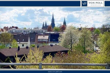 Charmantes Wohnen mit traumhaften Münsterblick- 2,5 Zimmer Wohnung mit Dachterrasse in der Oststadt
