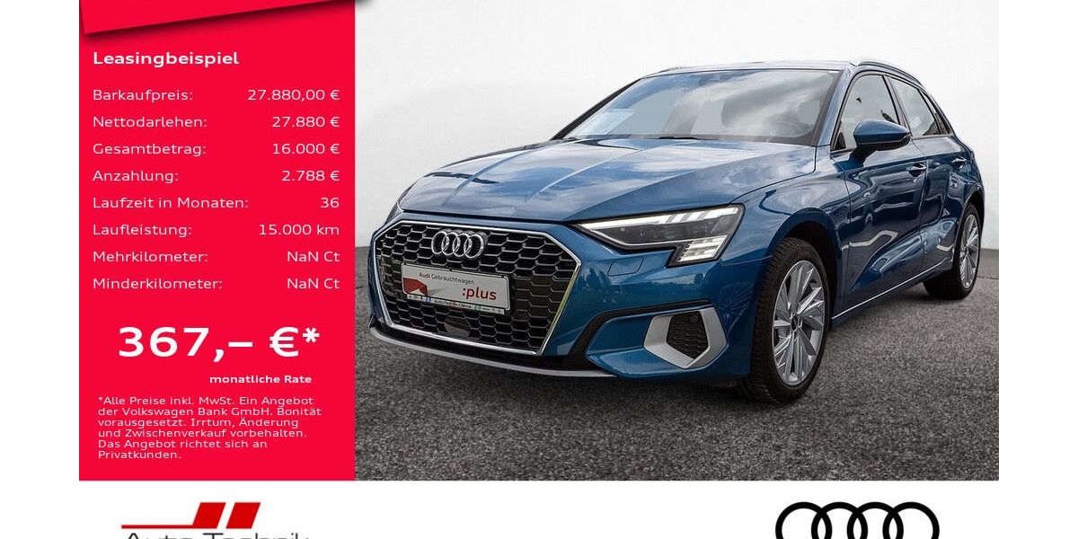 Audi A3 33.057 km 27.880 &euro; Brandenburg 14772