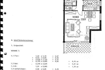 Tolle 3-Zimmer.Wohnung mit kleinem Privatpark 3 zimmer