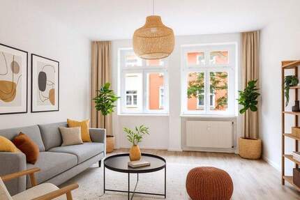 Helle 2 Zimmer-Wohnung mit neuer Einbauküche und herrlichem Blick vom Balkon ins Grüne 2 zimmer