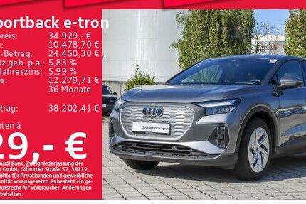 Audi Q4 e-tron 49.835 km 34.929 &euro; München 80935