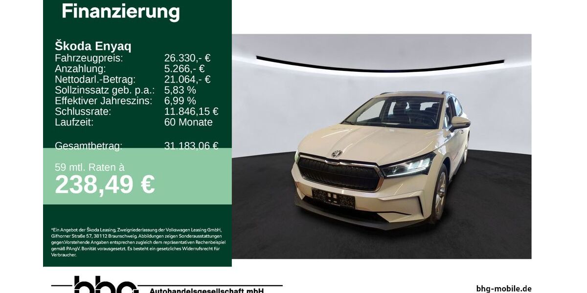 Skoda Enyaq 57.742 km 26.330 &euro; Freudenstadt 72250