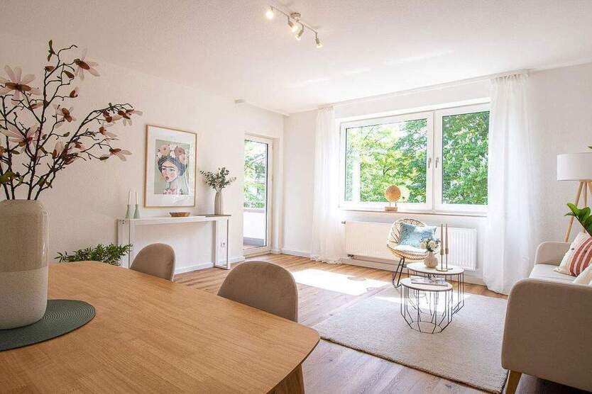 *Frisch renoviert und bezugsfertig* Moderne 3 Zimmer Wohnung *Garten* 3 zimmer