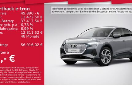 Audi Q4 e-tron 7.281 km 48.490 € Dresden 01067