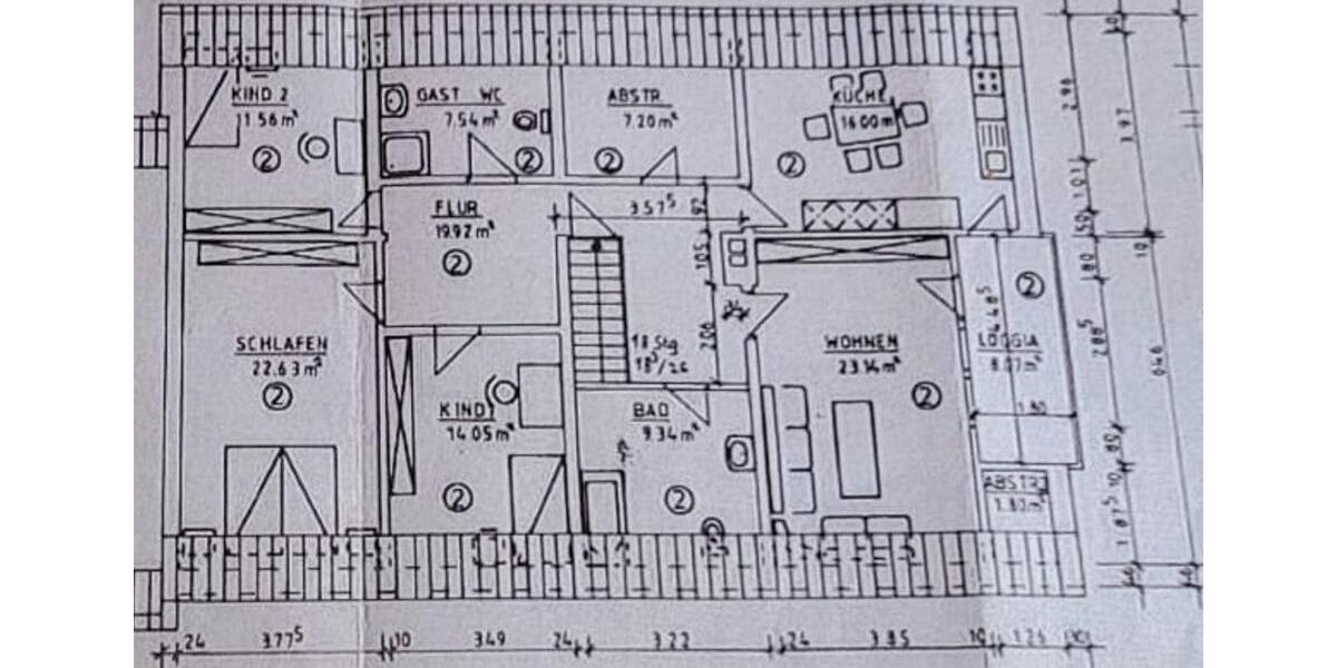 Dachgeschoßwohnung Wrestedt - 4 Zimmer, 133 m&sup2;, 950&euro; | Angebot:26103314