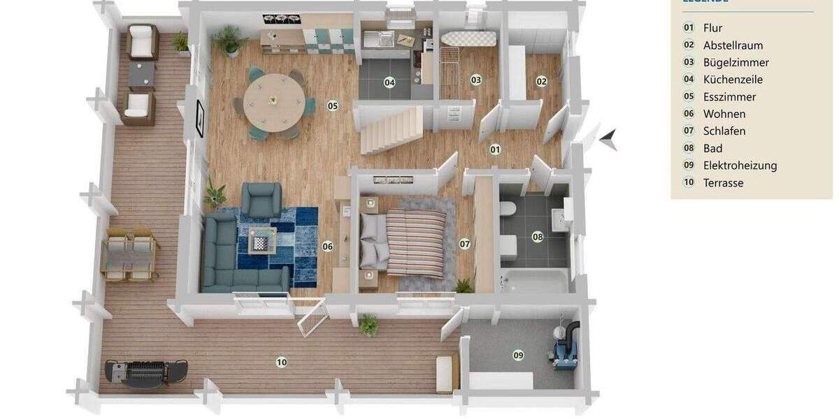 Einfamilienhaus Oyten Sagehorn - 4 Zimmer, 90 m&sup2;, 253.000&euro; | Angebot:25770315