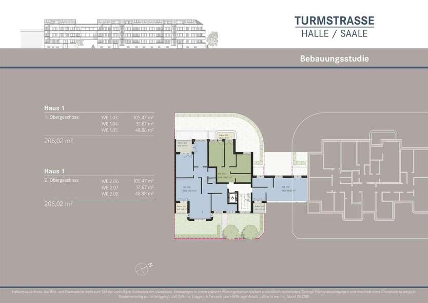 Projektiertes Baugrundstück für ca. 2.731 m² vermietbare Fläche zimmer