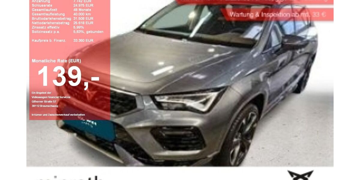 Cupra Ateca 11.940 km 31.610 &euro; Moers-Hülsdonk 47441